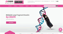 Desktop Screenshot of cyagen.com